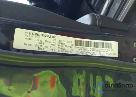 2011 Dodge Durango Citadel z USA, uszkodzony, nr VIN 1D4SE5GT1BC595016